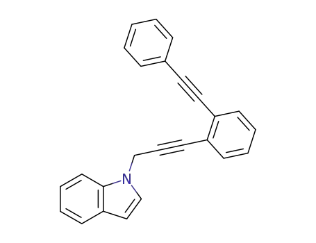 1-[3-(2-phenylethynyl-phenyl)-prop-2-ynyl]-1<i>H</i>-indole