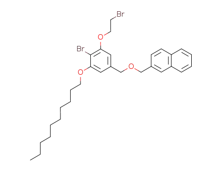 2-[4-bromo-3-(2-bromo-ethoxy)-5-decyloxy-benzyloxymethyl]-naphthalene