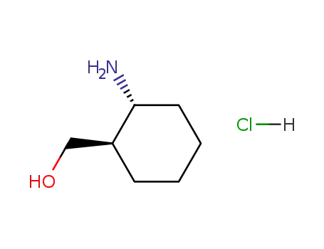Molecular Structure of 28250-45-5 (TRANS-2-HYDROXYMETHYL-1-CYCLOHEXYLAMINE HYDROCHLORIDE)