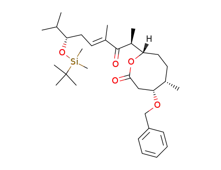 (3R,4S,7S,8S,13S)-3-benzyloxy-13-(t-butyldimethylsiloxy)-4,8,10,14-tetramethyl-9-oxo-(E)-10-pentadecen-7-olide