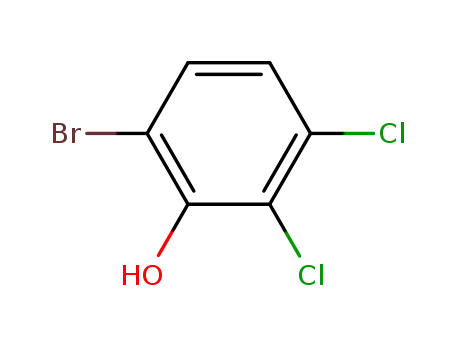 Molecular Structure of 1940-45-0 (Phenol, 6-bromo-2,3-dichloro-)