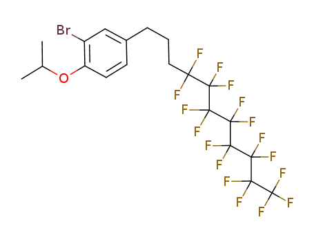 2-bromo-4-(4,4,5,5,6,6,7,7,8,8,9,9,10,10,11,11,11-heptadecafluoroundecyl)-1-isopropoxybenzene