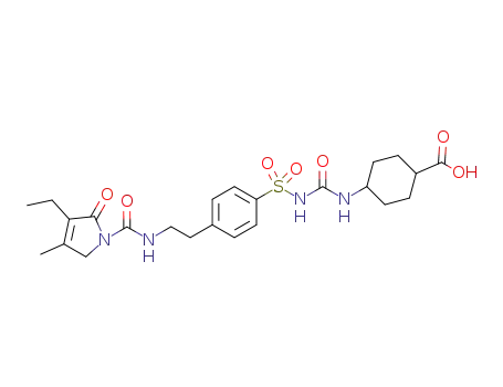 Molecular Structure of 127554-90-9 (trans-Carboxy Glimepiride)