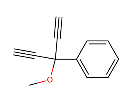 Benzene, (1-ethynyl-1-methoxy-2-propynyl)-
