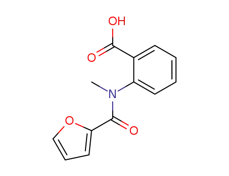 Molecular Structure of 67735-53-9 (2-[(furan-2-carbonyl)-methyl-amino]-benzoic acid)