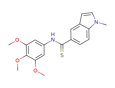 1-methyl-1<i>H</i>-indole-5-carbothioic acid (3,4,5-trimethoxy-phenyl)-amide