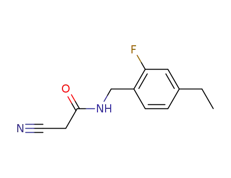 Acetamide, 2-cyano-N-[(4-ethyl-2-fluorophenyl)methyl]-