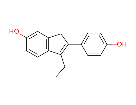 1H-Inden-6-ol, 3-ethyl-2-(4-hydroxyphenyl)-