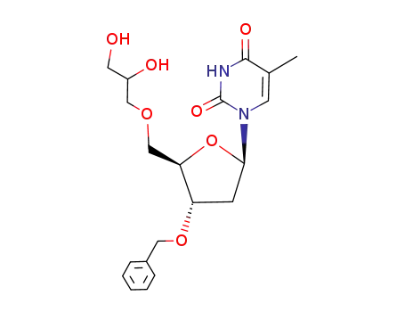 5'-O-(2,3-dihydroxypropyl)-3'-O-benzylthymidine
