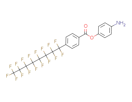 4-perfluorooctylbenzoyloxy-4'-aniline