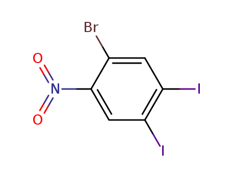 1-bromo-4,5-diiodo-2-nitrobenzene