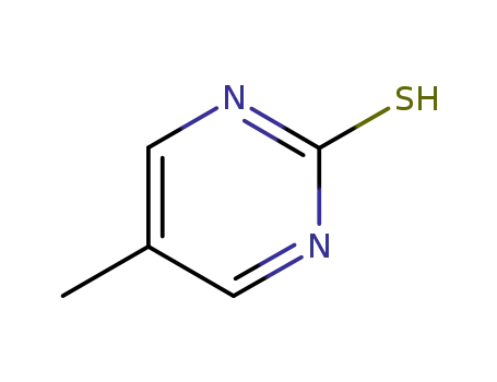 Molecular Structure of 42783-64-2 (2(1H)-Pyrimidinethione, 5-methyl- (9CI))
