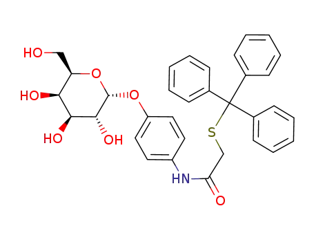 4-(tritylmercaptoacetamide)phenyl α-D-galactopyranoside