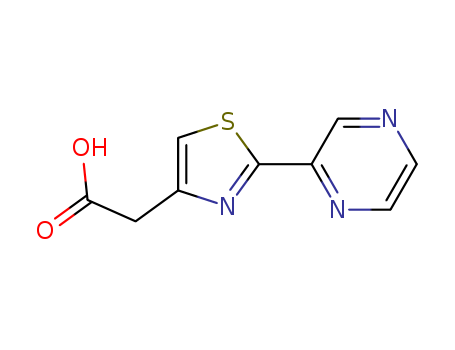 2-(2-PYRAZIN-2-YL-1,3-THIAZOL-4-YL)ACETIC ACID