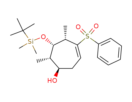 (1R,5S,6S,7S)-6-(tert-butyldimethylsilyloxy)-5,7-dimethyl-4-(phenylsulfonyl)cyclohept-3-enol