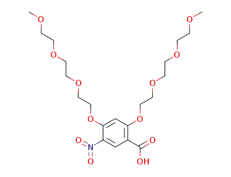 Benzoic acid, 2,4-bis[2-[2-(2-methoxyethoxy)ethoxy]ethoxy]-5-nitro-