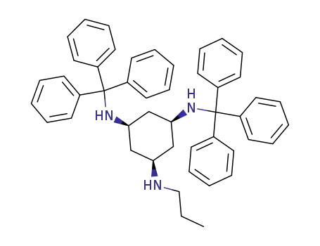 N-propyl-N',N''-bis-trityl-cis,cis-1,3,5-triaminocyclohexane