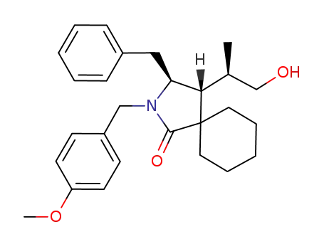(2R)-2-[(3S,4S)-3-benzyl-2-(4-methoxybenzyl)-1-oxo-2-azaspiro[4.5]decan-4-yl]propanol