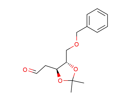 2-((4S,5S)-5-((benzyloxy)methyl)-2,2-dimethyl-1,3-dioxolan-4-yl)acetaldehyde