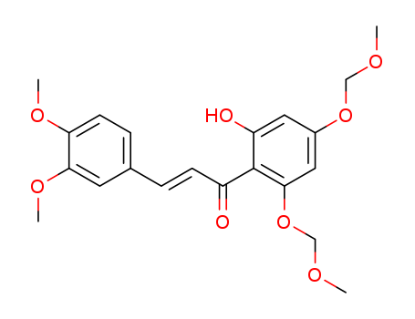2-Propen-1-one, 3-(3,4-dimethoxyphenyl)-1-[2-hydroxy-4,6-bis(methoxymethoxy)phenyl]-, (E)-