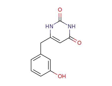 2,4(1H,3H)-Pyrimidinedione, 6-[(3-hydroxyphenyl)methyl]-