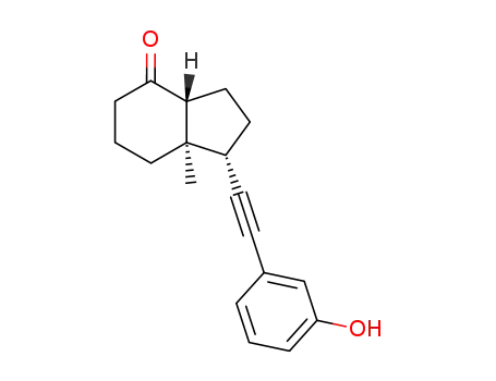 (1S,3aR,7aR)-1-(3-Hydroxy-phenylethynyl)-7a-methyl-octahydro-inden-4-one