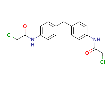 2-chloro-N-[4-[[4-[(2-chloroacetyl)amino]phenyl]methyl]phenyl]acetamide cas  17328-15-3