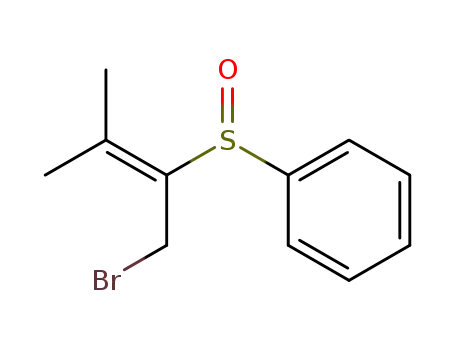 Benzene, [[1-(bromomethyl)-2-methyl-1-propenyl]sulfinyl]-