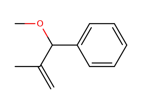 Molecular Structure of 142024-56-4 (Benzene, (1-methoxy-2-methyl-2-propenyl)-)