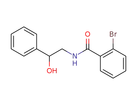 Molecular Structure of 380427-62-3 (2-bromo-N-(2-hydroxy-2-phenylethyl)-benzamide)