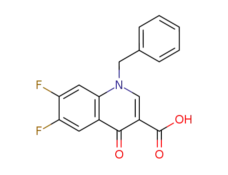 3-Quinolinecarboxylic acid,
6,7-difluoro-1,4-dihydro-4-oxo-1-(phenylmethyl)-