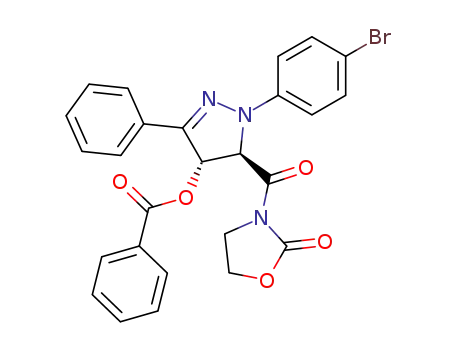 benzoic acid (4S,5R)-1-(4-bromophenyl)-4,5-dihydro-5-(oxazolidin-2-one-3-carbonyl)-3-phenyl-1H-pyrazol-4-yl ester