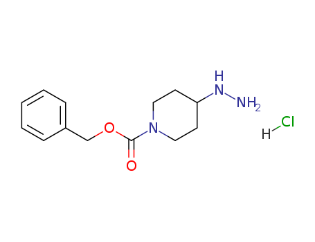 Piperidine-1-carboxylic acid, 4-hydrazinyl-, phenylmethyl ester, dihydrochloride