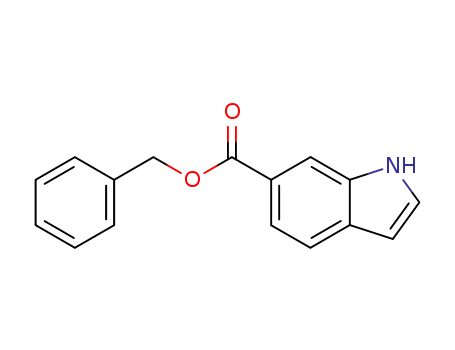 Molecular Structure of 223438-52-6 (benzyl 1H-indole-6-carboxylate)