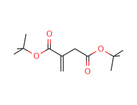 Molecular Structure of 7398-94-9 (Butanedioic acid, methylene-, bis(1,1-dimethylethyl) ester)