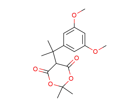 1,3-Dioxane-4,6-dione,
5-[1-(3,5-dimethoxyphenyl)-1-methylethyl]-2,2-dimethyl-