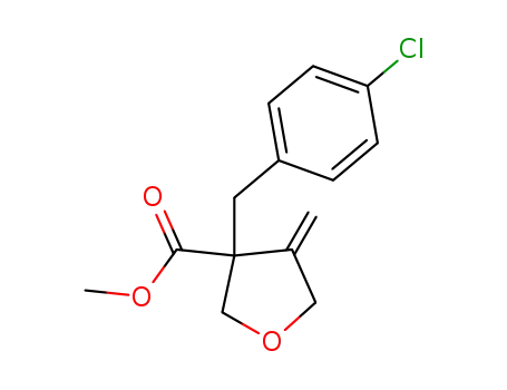 3-Furancarboxylic acid,
3-[(4-chlorophenyl)methyl]tetrahydro-4-methylene-, methyl ester