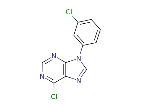 9H-Purine, 6-chloro-9-(3-chlorophenyl)-