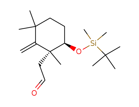 2-[(1R,2R)-2-(tert-butyldimethylsilyloxy)-1,5,5-trimethyl-6-methylenecyclohexyl]acetaldehyde
