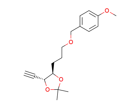 4-ethynyl-5-[3-(4-methoxybenzyloxy)-propyl]-2,2-dimethyl-[1,3]dioxolane