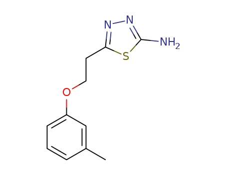 5-[2-(3-methylphenoxy)ethyl]-1,3,4-thiadiazol-2-amine
