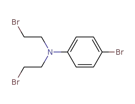 Molecular Structure of 259223-06-8 (bis-(2-bromo-ethyl)-(4-bromo-phenyl)-amine)