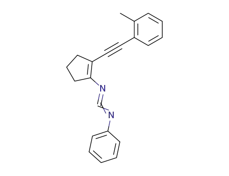Benzenamine,
N-[[2-[(2-methylphenyl)ethynyl]-1-cyclopenten-1-yl]carbonimidoyl]-