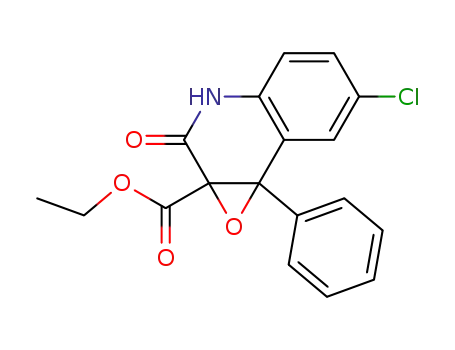 ethyl 6-chloro-3,4-epoxy-4-phenyl-1,2,3,4-tetrahydroquinolin-2-one-3-carboxylate