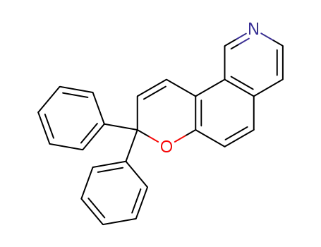 Molecular Structure of 160452-17-5 (2,2-Diphenyl-2H-1-oxa-6-aza-phenanthrene)