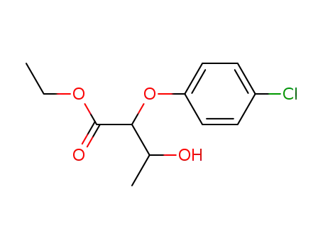 Butanoic acid, 2-(4-chlorophenoxy)-3-hydroxy-, ethyl ester