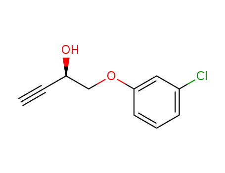 (R)-4-(3-chlorophenoxy)-1-butyne-3-ol