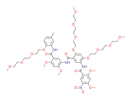 Benzamide,
N-[2,4-dimethoxy-5-[[[2-[2-[2-(2-methoxyethoxy)ethoxy]ethoxy]-5-methyl
phenyl]amino]carbonyl]phenyl]-5-[(2,4-dimethoxy-5-nitrobenzoyl)amino]-
2,4-bis[2-[2-(2-methoxyethoxy)ethoxy]ethoxy]-