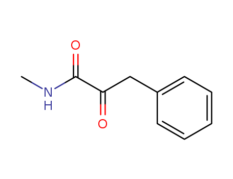 Molecular Structure of 141694-26-0 (Benzenepropanamide, N-methyl-a-oxo-)