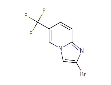 Molecular Structure of 1135282-92-6 (2-Bromo-6-(Trifluoromethyl)Imidazo[1,2-A]Pyridine)